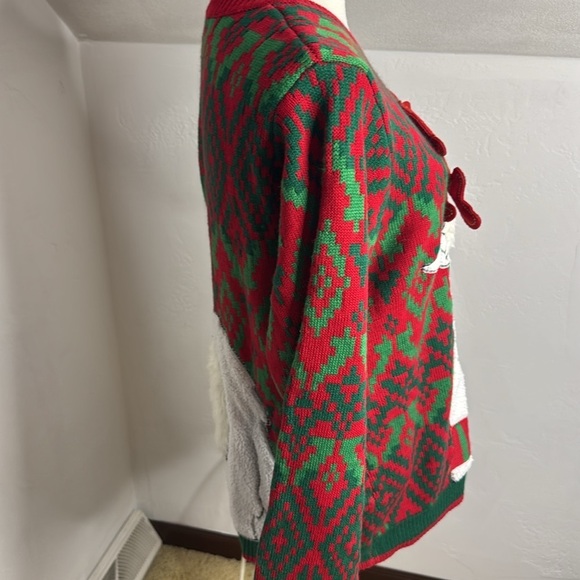 Holiday Time Ugly Sweater Llama with sunglasses scarf and tail Men's Size M - Picture 4 of 10